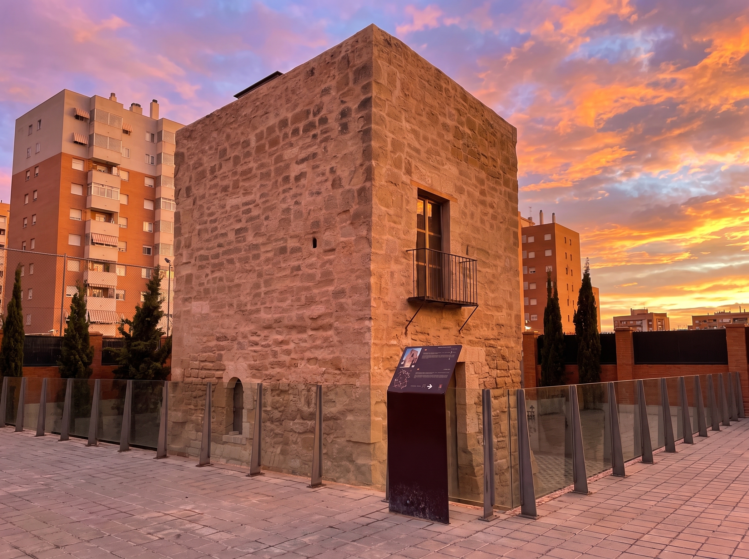 Torre Ferrer (Nº 22 en el mapa) al atardecer