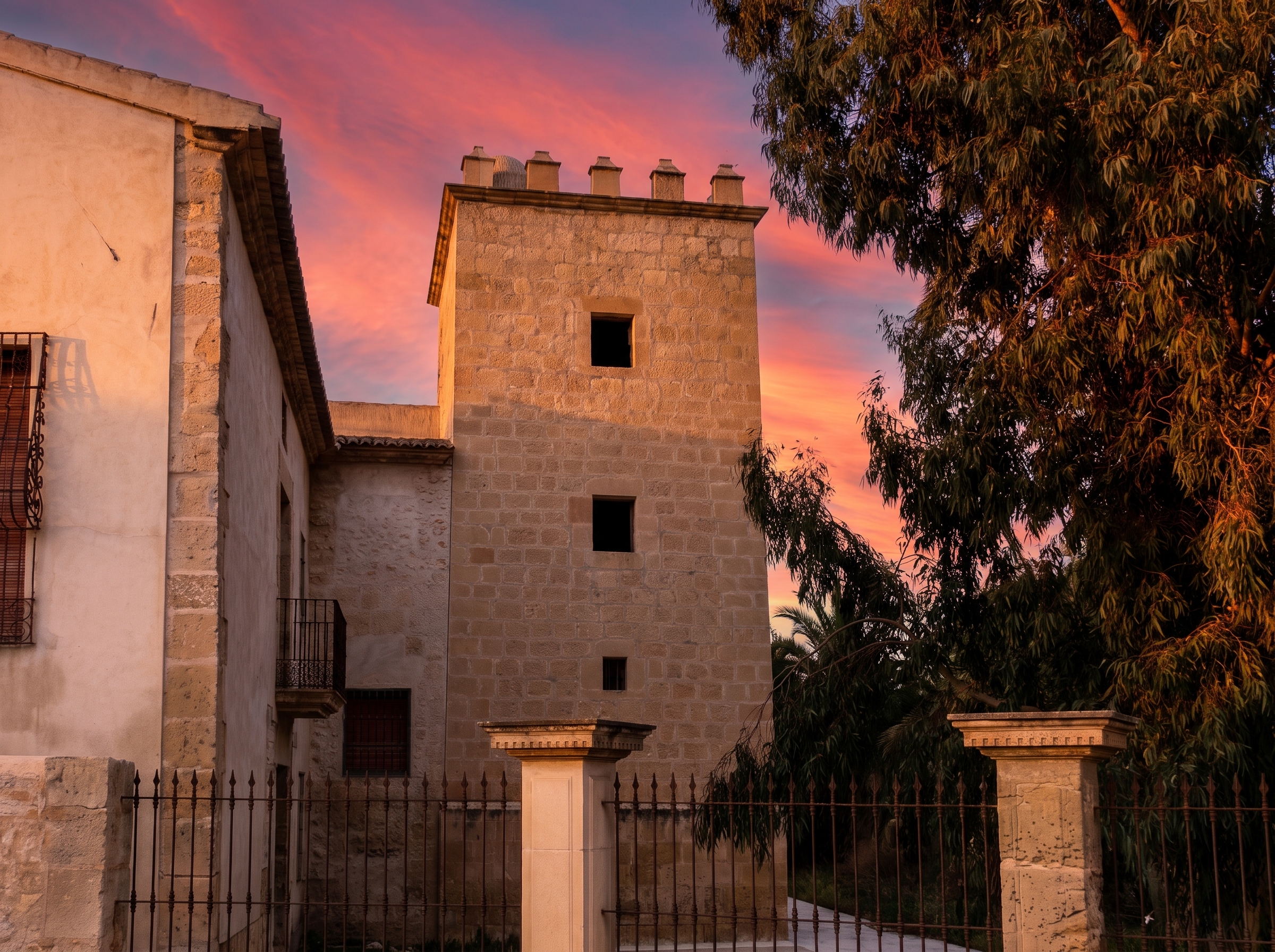 Torre Soto (Nº 06 en el mapa) al atardecer